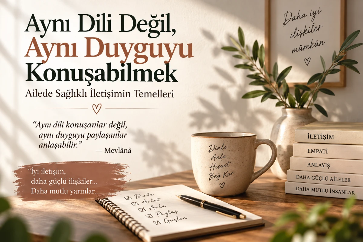 Aynı Dili Değil, Aynı Duyguyu Konuşabilmek.... blog resmi